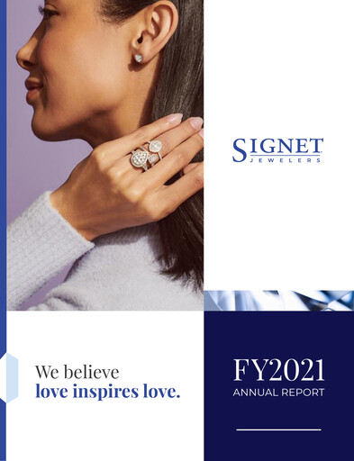 Miniature Signet Jewelers
 Rapport annuel fy2021