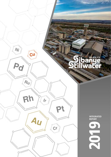 Thumbnail Sibanye-Stillwater
 Annual Report 2019