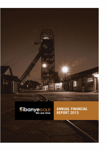 Miniature Sibanye-Stillwater
 Rapport financier 2015