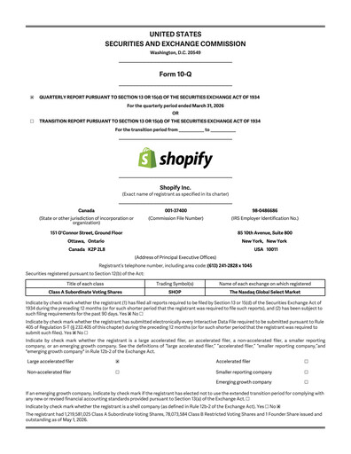 Miniature Shopify Rapport trimestriel 2026-q1