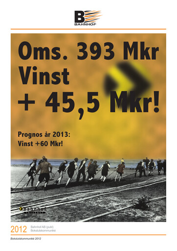 Miniature Bahnhof AB Bilan financier 2012