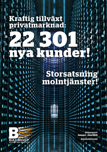 Miniature Bahnhof AB Rapport semestriel 2019-h1