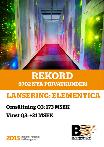 Thumbnail Bahnhof AB Quarterly Report 2015-q3