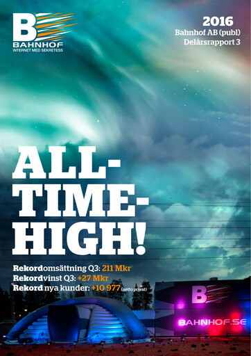 Thumbnail Bahnhof AB Quarterly Report 2016-q3