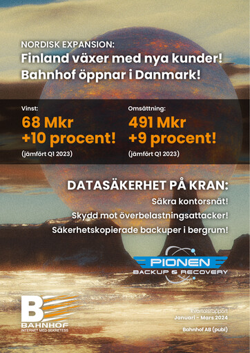 Thumbnail Bahnhof AB Quarterly Report 2024-q1