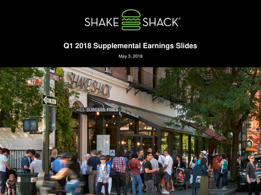 Vorschaubild Shake Shack
 Quartalsbericht 2018-q1
