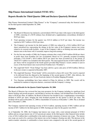 Thumbnail SFL Corp
 Quarterly Report 2006-q3