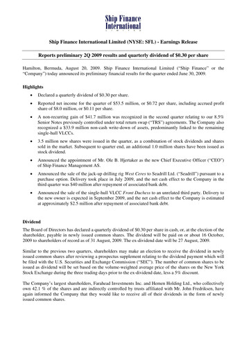 Thumbnail SFL Corp
 Quarterly Report 2009-q2