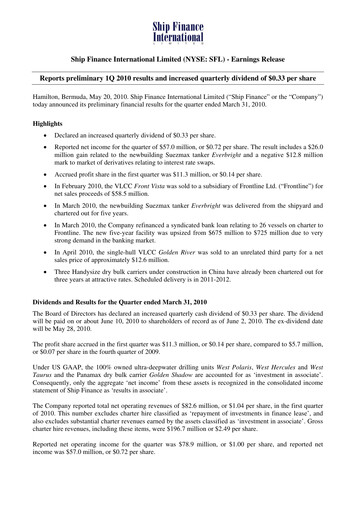 Thumbnail SFL Corp
 Quarterly Report 2010-q1