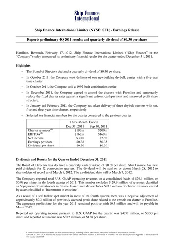 Thumbnail SFL Corp
 Quarterly Report 2011-q4