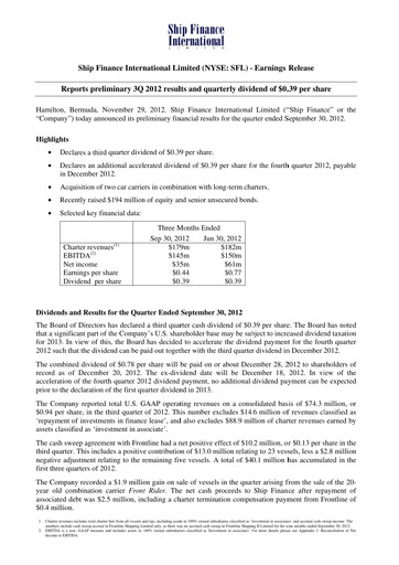 Thumbnail SFL Corp
 Quarterly Report 2012-q3