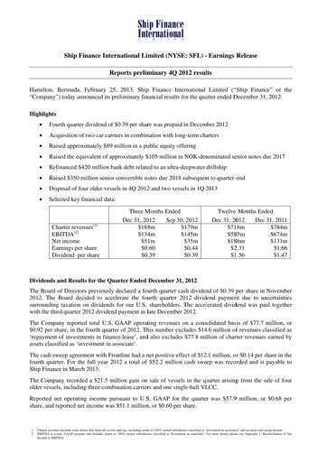 Thumbnail SFL Corp
 Quarterly Report 2012-q4