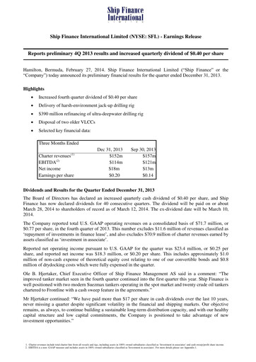 Thumbnail SFL Corp
 Quarterly Report 2013-q4