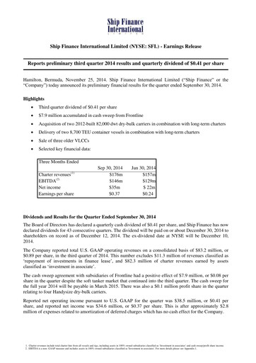 Thumbnail SFL Corp
 Quarterly Report 2014-q3