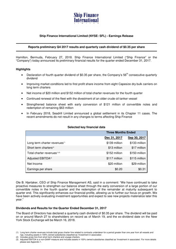 Thumbnail SFL Corp
 Quarterly Report 2017-q4