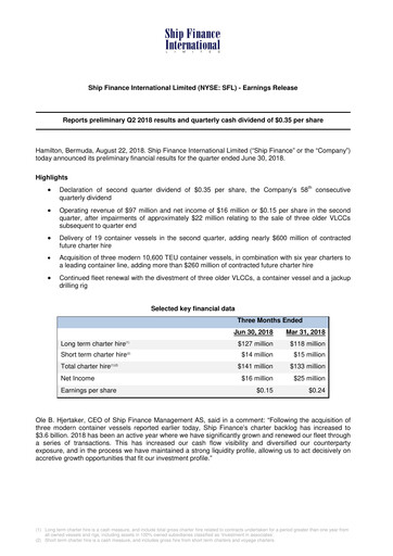 Thumbnail SFL Corp
 Quarterly Report 2018-q2