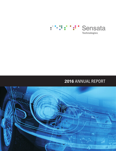 Thumbnail Sensata Technologies
 Annual Report 2016