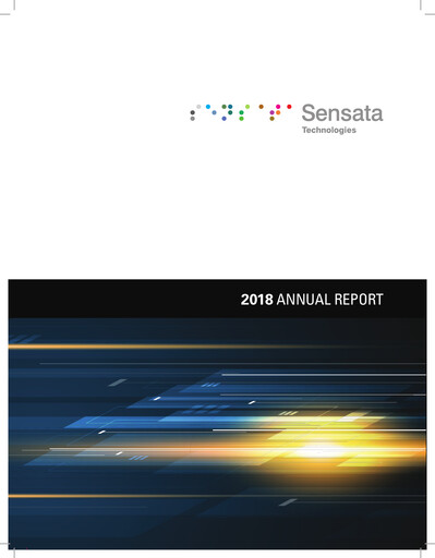 Thumbnail Sensata Technologies
 Annual Report 2018
