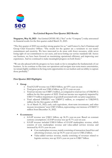 Vorschaubild Sea Limited Quartalsbericht 2023-q1