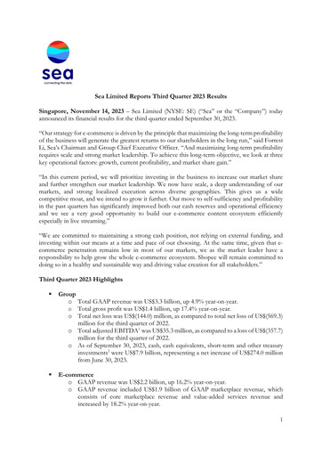 Vorschaubild Sea Limited Quartalsbericht 2023-q3