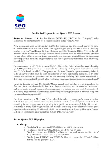 Miniature Sea Limited Rapport trimestriel 2025-q2