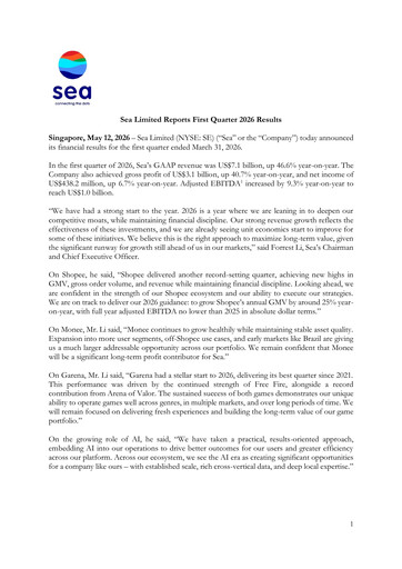 Miniature Sea Limited Rapport trimestriel 2026-q1