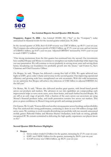 Miniature Sea Limited Rapport trimestriel 2026-q2