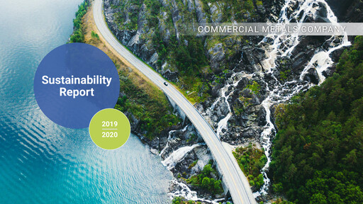 Thumbnail Commercial Metals Company Sustainability Report 2019-2020