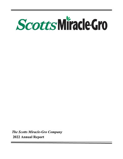Thumbnail ScottsMiracle-Gro Annual Report 2022