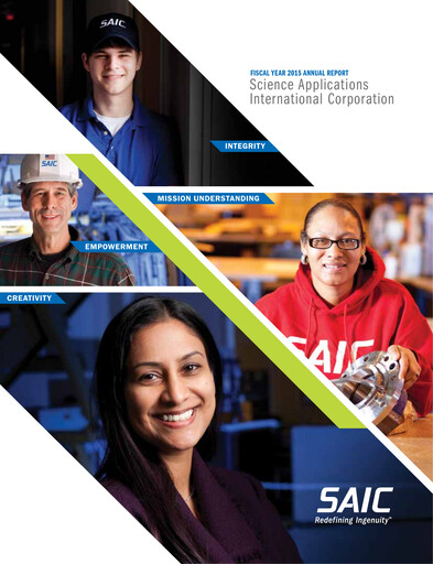 Thumbnail SAIC (Science Applications International Corp) Annual Report 2015