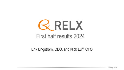 Thumbnail RELX Half-year Report 2024