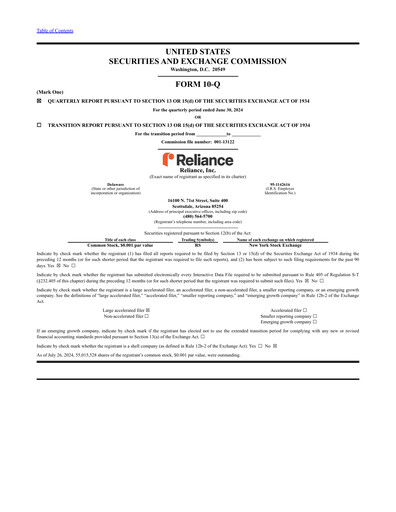 Thumbnail Reliance


 Quarterly Report 2024-q2