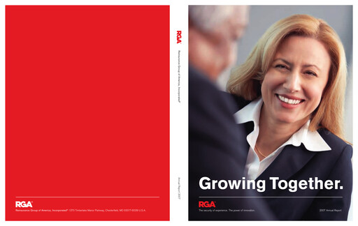 Thumbnail Reinsurance Group of America
 Annual Report 2007