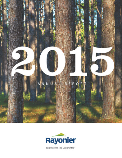 Vorschaubild Rayonier Jahresbericht 2015