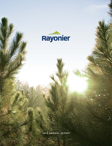 Vorschaubild Rayonier Jahresbericht 2016