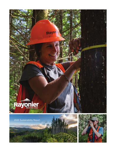 Thumbnail Rayonier Sustainability Report 2020