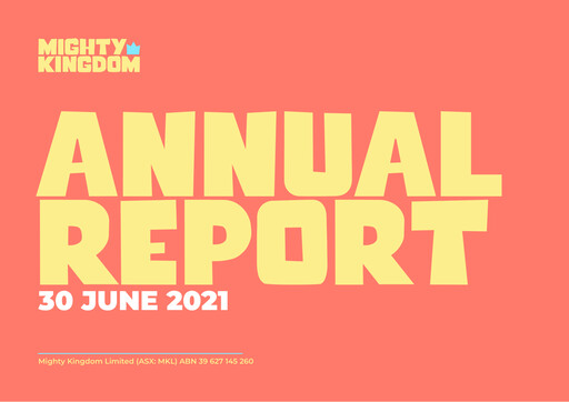Thumbnail Mighty Kingdom Annual Report 2021