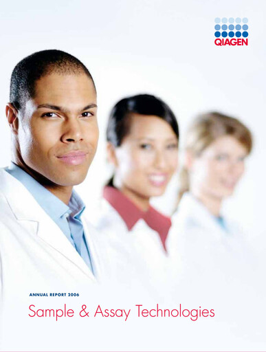 Thumbnail Qiagen  Annual Report 2006
