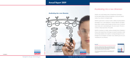 Thumbnail Qiagen  Annual Report 2009