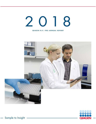 Thumbnail Qiagen  Annual Report 2018
