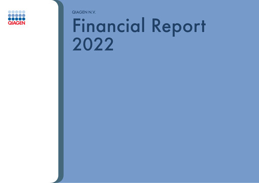 Thumbnail Qiagen  Financial Report 2022