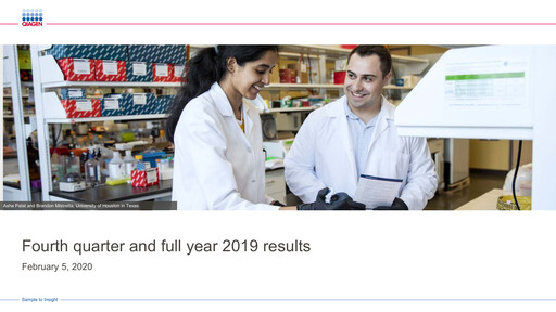 Thumbnail Qiagen  Financial Statement 2019
