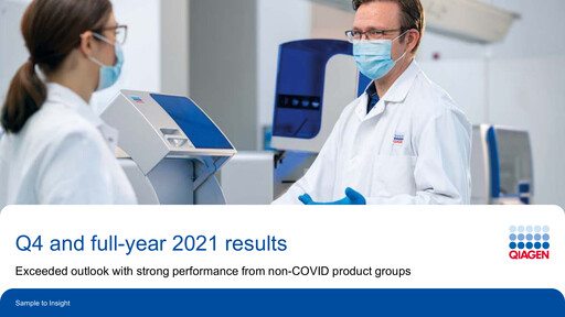 Thumbnail Qiagen  Financial Statement 2021
