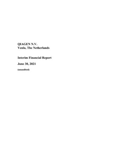 Thumbnail Qiagen  Half-year Report 2021-h1