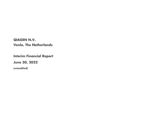 Thumbnail Qiagen  Half-year Report 2022-h1