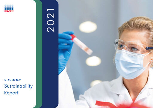 Thumbnail Qiagen  Sustainability Report 2021