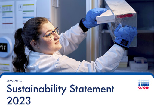 Thumbnail Qiagen  Sustainability Report 2023