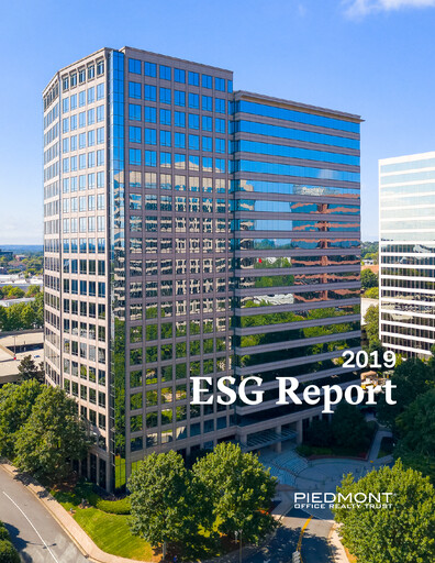 Vorschaubild Piedmont Realty Trust ESG-Bericht 2019
