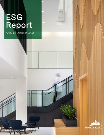 Vorschaubild Piedmont Realty Trust ESG-Bericht 2021