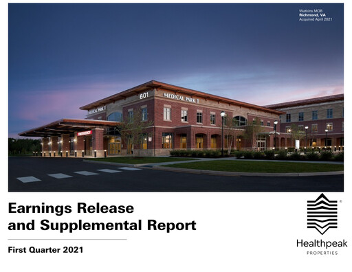 Thumbnail Healthpeak Properties
 Quarterly Report 2021-q1
